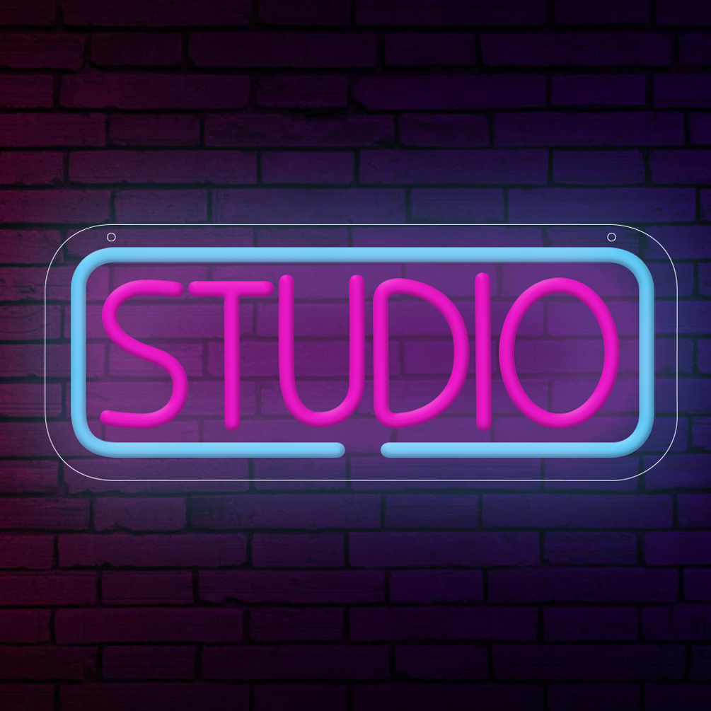 1 pc studio LED neon sign, wall decoration neon sign for bars, clubs, coffee shops, hotels, shops, music studios, friends party wall decoration, 5 V USB power supply