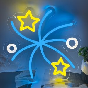 1 pc Christmas Firework Wall Neon Sign Decoration, Dimmable LED Christmas Atmosphere Wall Decor Neon Sign, Perfect for Christmas Parties, Bedrooms, Birthday Parties, Bars, Shops, Game Rooms, Clubs, Rooms, Friends Gatherings Wall Decor, Top Choice as Birthday or Christmas Gift for Friends and Family, USB-Powered Illuminated Sign Hanging Kit, 5V USB Power Supply