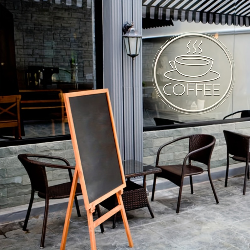 1 pc Coffee Cup LED Neon Sign, 3D Engraving, Ambient Wall Decoration Neon Sign for Shops, Restaurants, Parties, Coffee Shops, Bars, Offices, Families, Clubs, Living Rooms, Bedrooms and Home Wall Decorations, Preferred for Friends and Family's Birthdays and Festivals Gifts, USB Powered Illuminated Sign Hanging Unit, 5V USB Power Supply - 图片 6