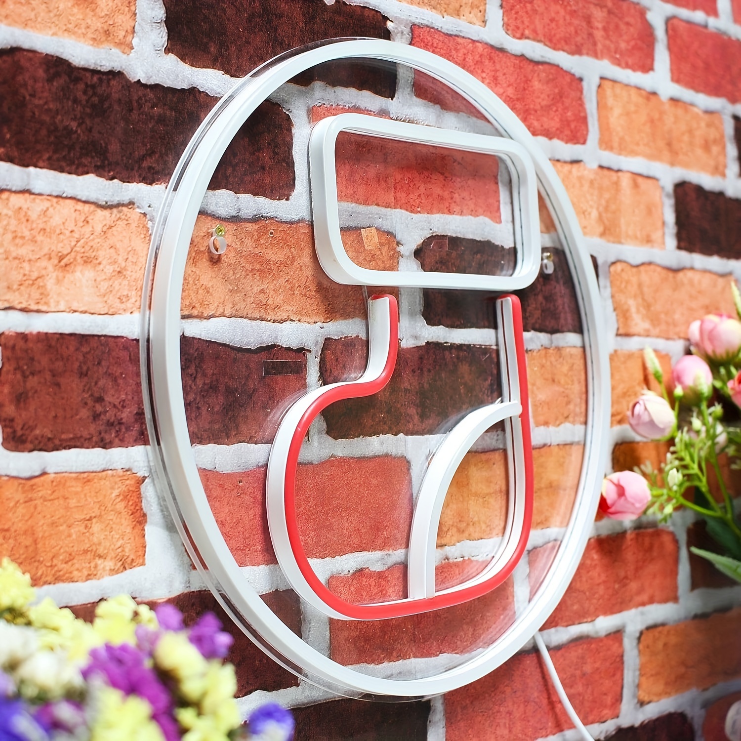 1 pc Christmas Stocking Wall Neon Decoration, Dimmable LED Christmas Ambiance Wall Decoration Neon Sign, perfect for Christmas parties, bedrooms, birthday parties, pubs, shops, games rooms, clubs, rooms, friends party wall decorations, as a friend's family birthday, Christmas gift preferred, USB powered light up sign hanging device, 5V USB power supply - 图片 7