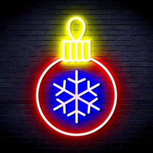 1 pc Christmas bells wall neon decoration, dimmable LED Christmas ambience wall decoration neon sign, perfect for Christmas parties, bedrooms, birthday parties, pubs, shops, games rooms, clubs, rooms, friends party wall decorations, as a friend's family birthday, Christmas gift first choice, USB powered light up sign hanging device, 5V USB power supply