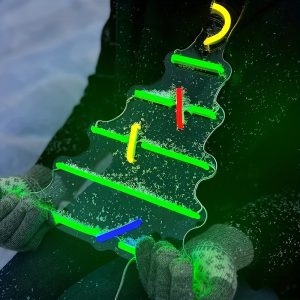 1 pc Christmas Tree Wall Neon Decoration, Dimmable LED Christmas Ambiance Wall Decoration Neon Sign, great for Christmas parties, bedrooms, birthday parties, pubs, shops, games rooms, clubs, rooms, friends party wall decorations, as a friend's family birthday, Christmas gift preferred, USB powered light up sign hanging device, 5V USB power supply