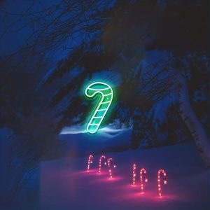 1 pc Christmas Candy Cane Wall Neon Decoration, Dimmable LED Christmas Ambiance Wall Decoration Neon Sign, great for Christmas parties, bedrooms, birthday parties, pubs, shops, games rooms, clubs, rooms, friends party wall decorations, as a friends family birthday, Christmas gifts preferred, USB powered light up sign hanging device, 5V USB power supply