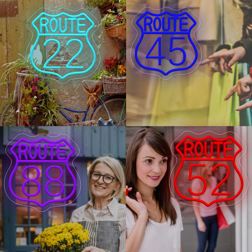 Custom highway digital neon signs, personalised LED neon signs for bars, shops, parties , living rooms and home decor, unique and ideal for birthday gifts, bedrooms, lounges, housewarming and more! - 图片 7