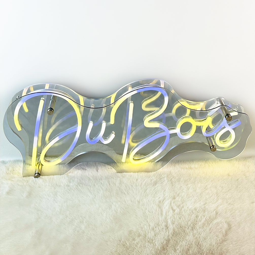 1pc Custom Neon Sign For Wall Decor, Personalized Last Name Neon Light Sign Wedding Festival Neon Sign Home Decoration Backdrop Family Name Light Wedding Gifts Mr And Mrs Name Neon Light Sign, USB Power. - 图片 8