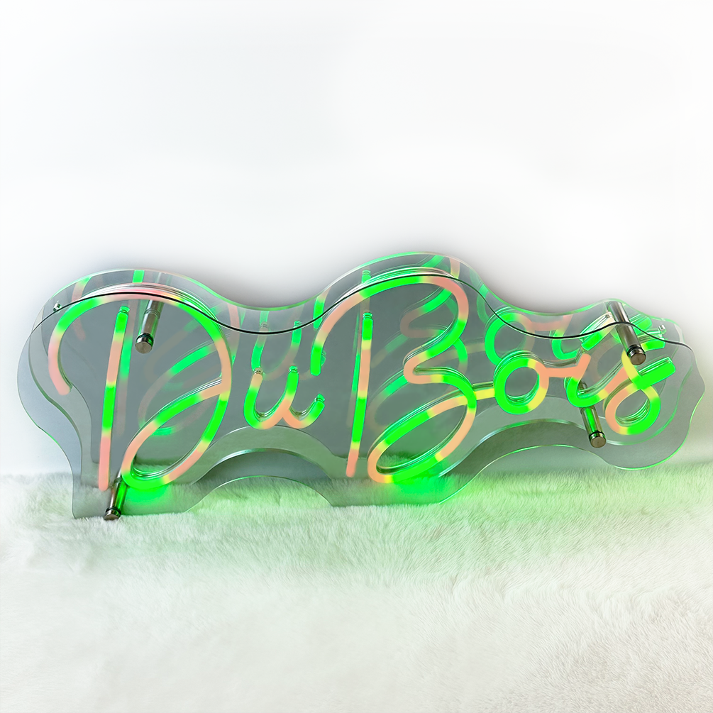 1pc Custom Neon Sign For Wall Decor, Personalized Last Name Neon Light Sign Wedding Festival Neon Sign Home Decoration Backdrop Family Name Light Wedding Gifts Mr And Mrs Name Neon Light Sign, USB Power. - 图片 4