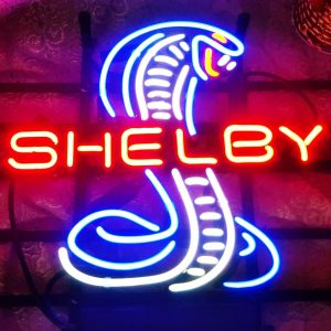 High quality super bright XPGOODUSA- SHE LBY sign, large glowing glass tube neon LED sign for office, party, coffee shop, bar, birthday, man cave, home and event wall art decoration.