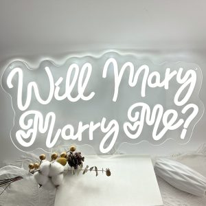 Customised Willingness to Marry Me and Name neon sign with LED neon for proposal, wedding, party, engagement, Valentine's Day, bedroom, living room and home decoration, ideal gift for wedding, housewarming and other perfect match!