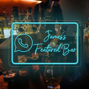 Custom name neon sign with your WhatsApp name, 3D engraving, personalised LED, unique and ideal gift for shops, weddings, events, kids' rooms, bedrooms, living rooms and home decor, birthdays, graduations, Father's Day, Children's Day, housewarming and more!