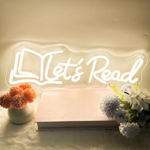 Custom book and name neon lights, personalised LED neon lights for study, college, theme parties, bookstores, libraries, living rooms and home decorations, ideal unique gifts for parties, birthday gifts, housewarming and more.