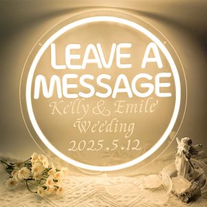 Custom message and name neon signs, personalised LED neon lights for weddings, events, parties, living room and home decoration, unique and ideal gifts for birthdays, weddings, graduations, engagements, business, pubs, housewarming and more!