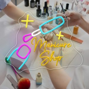 Custom nail art neon signs, personalised dimmable LED neon signs for nail salons, homes, birthdays, bars, weddings, party night lights and company logos or business signs, unique and ideal gifts for birthdays, parties, ceremonies, graduations, housewarmings and more!