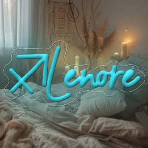 Customised neon sign with Sagittarius zodiac sign pattern and name , personalised LED neon sign for wedding, children's room, bedroom, living room decorations, unique and ideal gift for birthdays, weddings, graduations, children's day, housewarming and more!