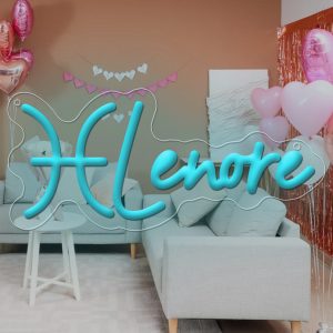 Customised neon sign with Pisces zodiac sign pattern and name , personalised LED neon sign for wedding, children's room, bedroom, living room decoration, unique and ideal gift for birthday, wedding, graduation, children's day, housewarming and so on!
