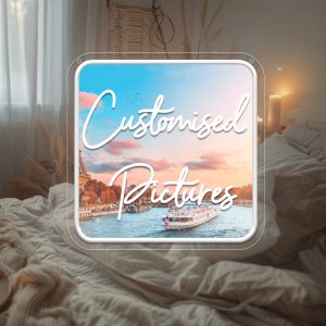 Custom square UV neon sign for living room, bedroom, office, bar, restaurant Unique LED neon light up sign for personalised neon decoration for wedding, birthday, Christmas, New Year, housewarming etc.