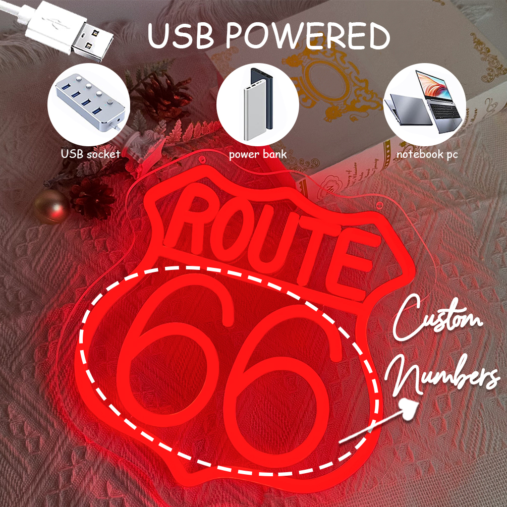 Custom highway digital neon signs, personalised LED neon signs for bars, shops, parties , living rooms and home decor, unique and ideal for birthday gifts, bedrooms, lounges, housewarming and more! - 图片 4