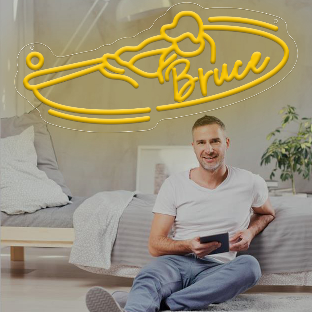 Custom Personalised Swinging Baseball Name Neon Sign , Personalised LED neon light for baseball room, event, children's room, bedroom, living room decoration, unique and ideal gift for birthdays, baseball fans,,, children's day, housewarming, etc. - 图片 6