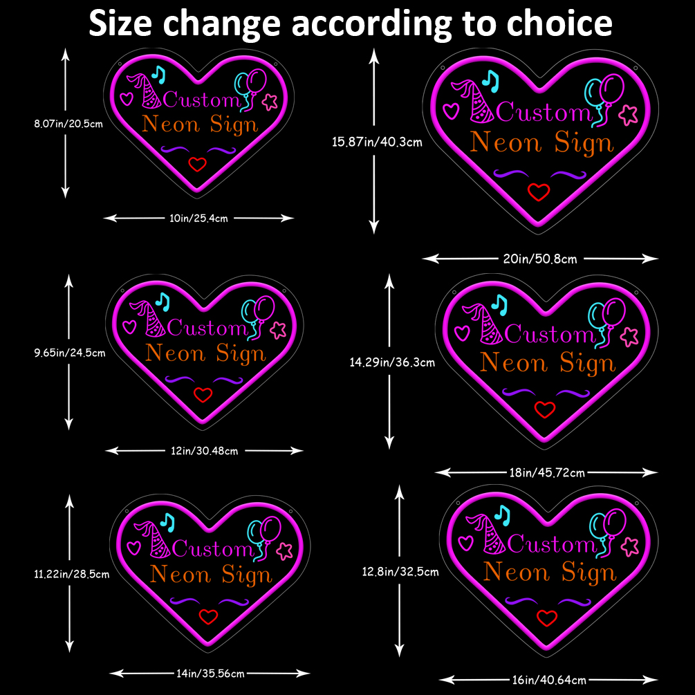 Customised love neon sign with 3D engraving and LED neon light, suitable for birthday, party, event, children's room, bedroom, living room and home decoration, unique and ideal gift for birthday, party, ceremony, children's day, housewarming and so on! - 图片 3