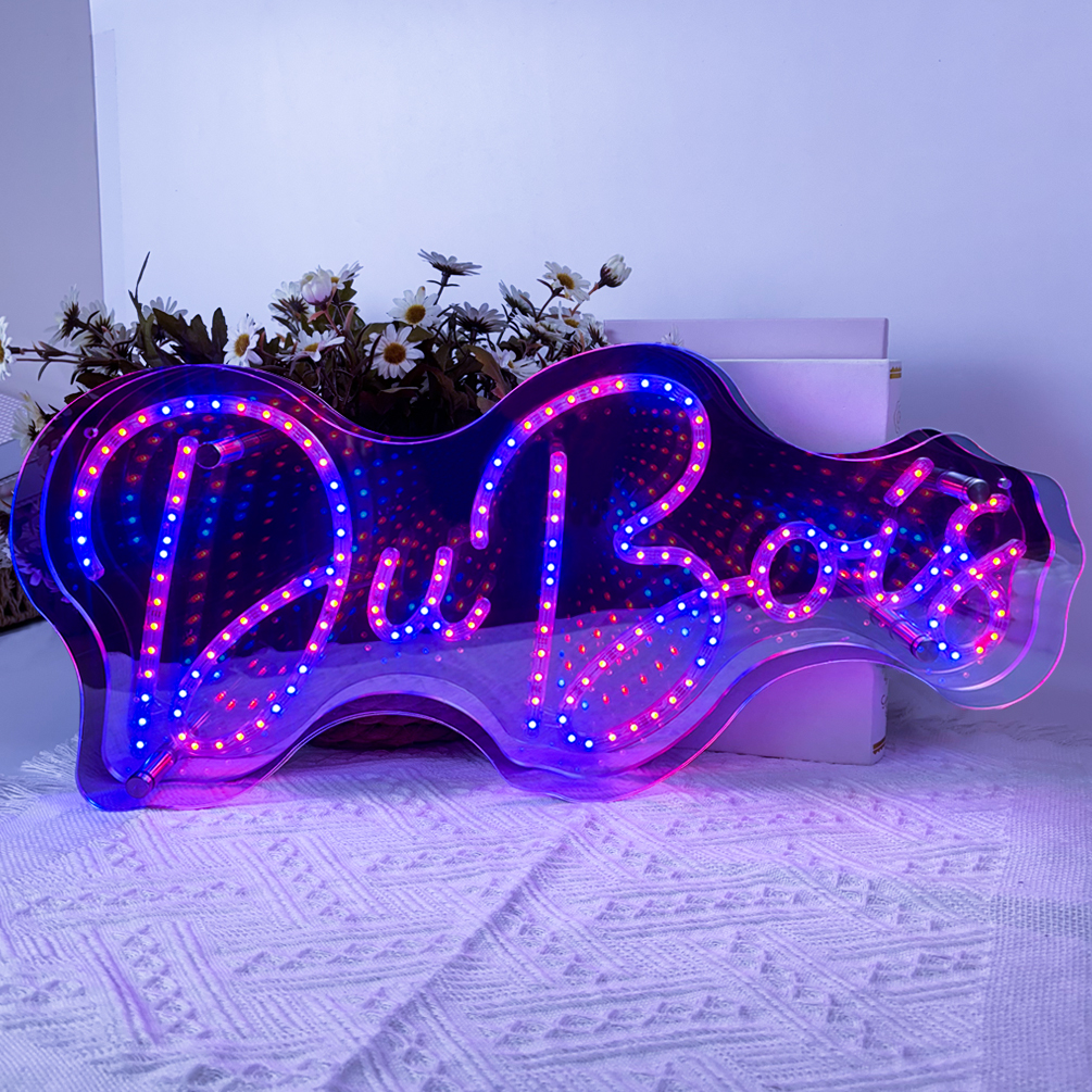1pc Custom Neon Sign For Wall Decor, Personalized Last Name Neon Light Sign Wedding Festival Neon Sign Home Decoration Backdrop Family Name Light Wedding Gifts Mr And Mrs Name Neon Light Sign, USB Power. Trendy, Colorful, Contracted, Kawaii, Y2K - 图片 11