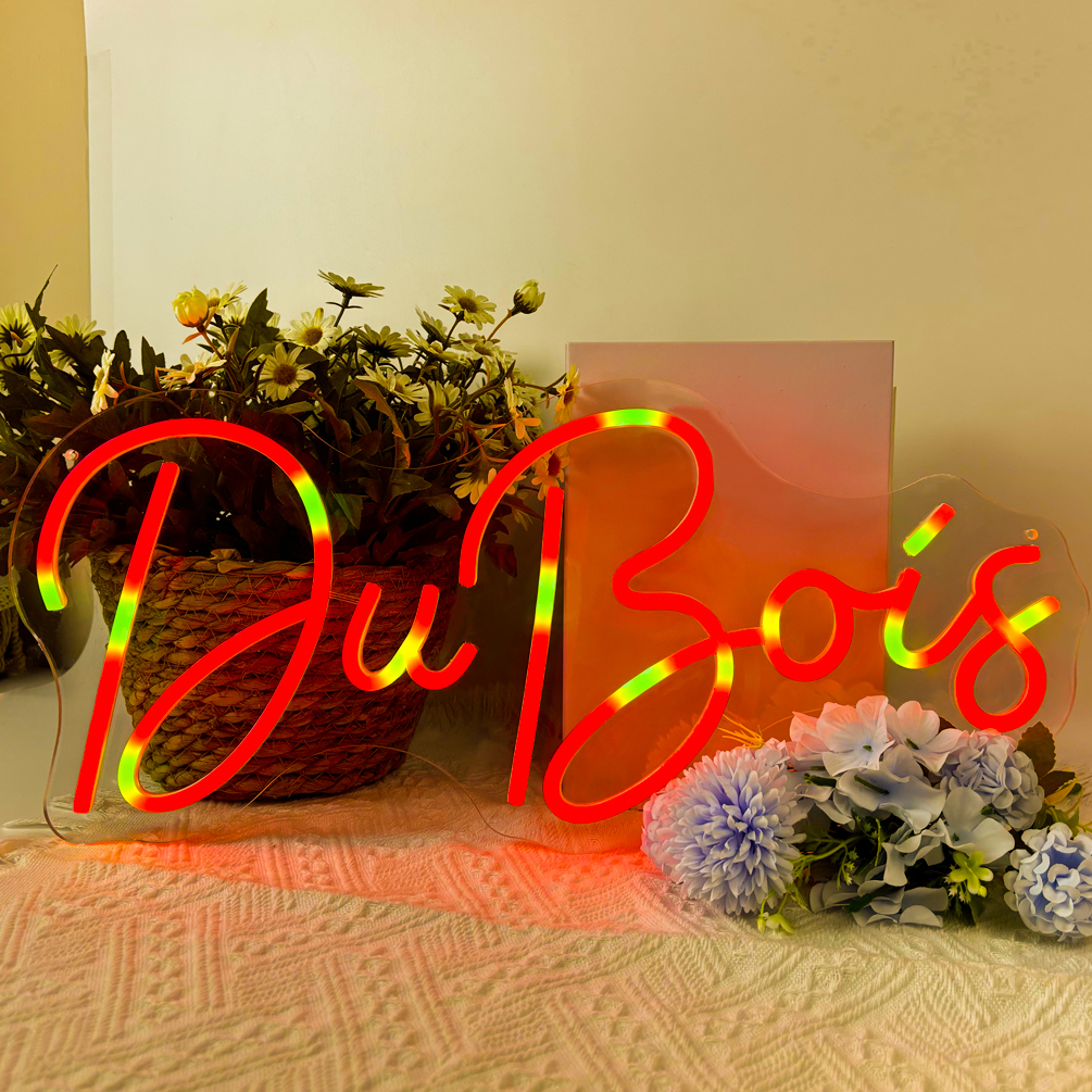 1pc Custom Neon Sign For Wall Decor, Personalized Last Name Neon Light Sign Wedding Festival Neon Sign Home Decoration Backdrop Family Name Light Wedding Gifts Mr And Mrs Name Neon Light Sign, USB Power. Trendy, Colorful, Contracted, Kawaii, Y2K - 图片 9