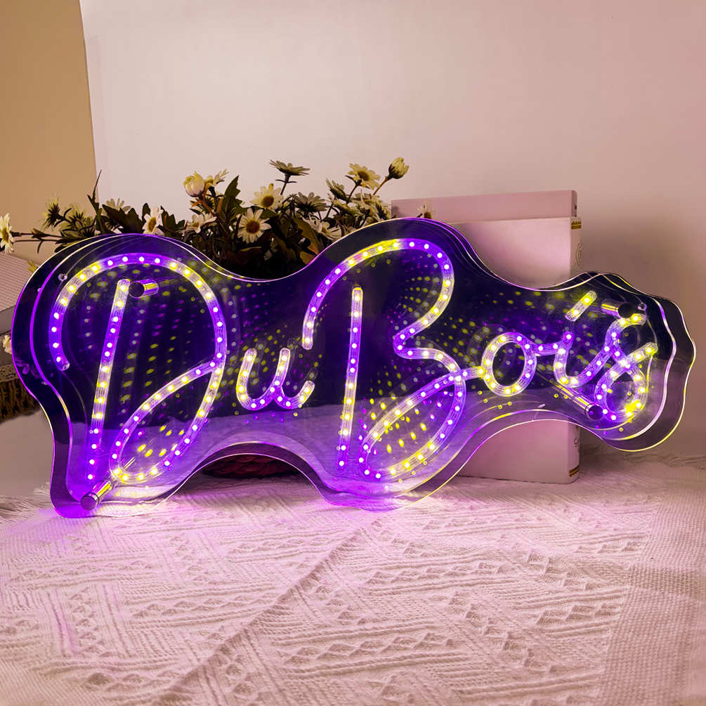 1pc Custom Neon Sign For Wall Decor, Personalized Last Name Neon Light Sign Wedding Festival Neon Sign Home Decoration Backdrop Family Name Light Wedding Gifts Mr And Mrs Name Neon Light Sign, USB Power. Trendy, Colorful, Contracted, Kawaii, Y2K - 图片 9