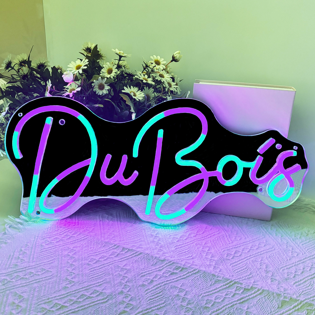1pc Custom Neon Sign For Wall Decor, Personalized Last Name Neon Light Sign Wedding Festival Neon Sign Home Decoration Backdrop Family Name Light Wedding Gifts Mr And Mrs Name Neon Light Sign, USB Power. Trendy, Colorful, Contracted, Kawaii, Y2K - 图片 4